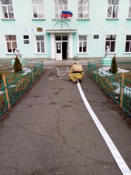 ​Хомутовские пожарные провели ПТУ