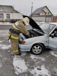 ​Учения по ликвидации последствий ДТП солнцевских пожарных