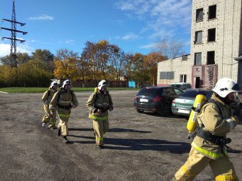 ​Учебный пункт Противопожарной служба Курской области продолжает обучение