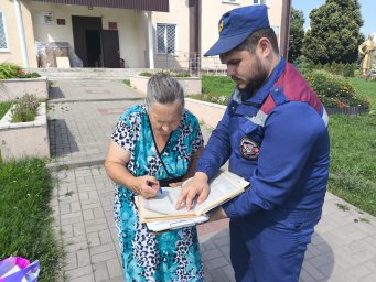 Профилактические мероприятия в с. Спасское Медвенского района