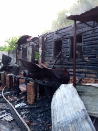 Пожар в Хомутовском районе