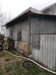 ​Глушковские огнеборцы на борьбе с огнем