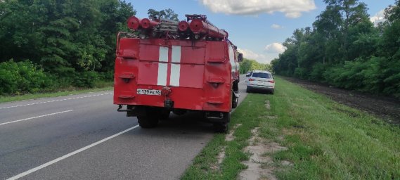 ​В Медвенском районе произошло ДТП на 561 км.