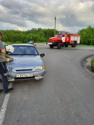 Черемисиновские огнеборцы на ДТП