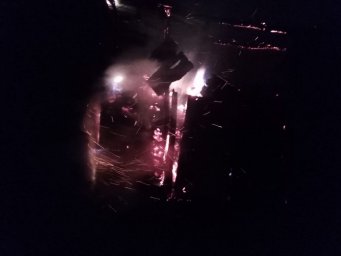 Горение сарая ликвидировано Черемисиновскими огнеборцами