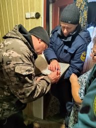 Пожарно-профилактические мероприятия в Хомутовском районе