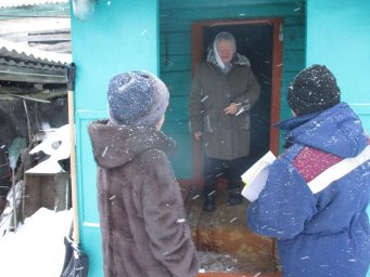 Рейд в Петровском сельсовете Черемисиновского района