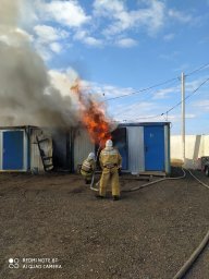 ​Горение вагончиков ликвидировано
