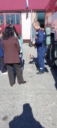 ​От парты к пожарной машине: ученики Ленинской СОШ побывали на экскурсии в ПЧ Октябрьского района