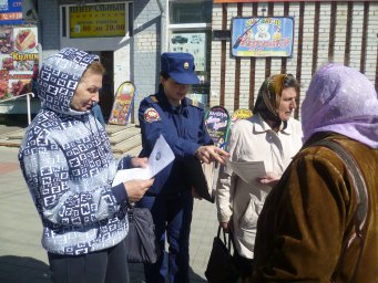 Профилактический рейд в п. Медвенка.