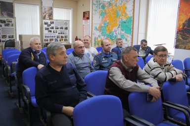 Заседание "Совета ветеранов" в Пожарно-спасательном музее