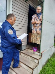 ​Проверка по пожарной безопасности в Глушковском районе