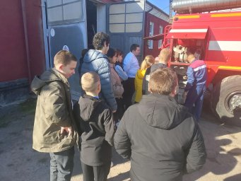 ​Экскурсия в ПЧ Конышевского района