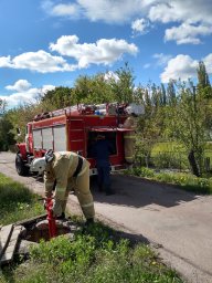 ​Теткинские огнеборцы на учениях