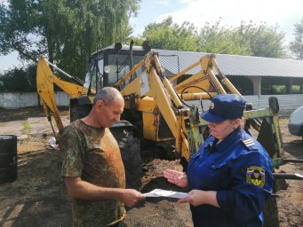 ​Конышевские огнеборцы провели инструктажи