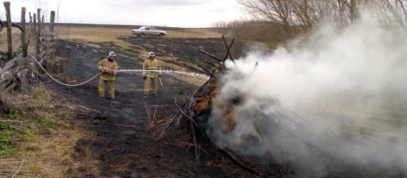 ​Горение мусора х.Ильичевский