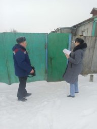 ​Профилактическая работа Глушковских огнеборцев в период праздничных дней