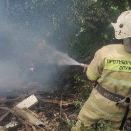​Пожар в с. Кулига Обоянского района потушен