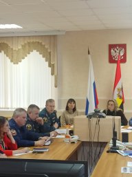 В Глушковском районе проведено внеочередное заседание КЧС и ОПБ