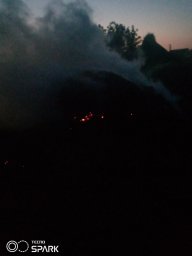 ​Рыльские пожарные ликвидировали возгорание сена в х. Звягин