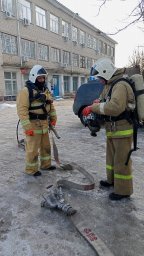 ​Конышевские огнеборцы на ПТЗ
