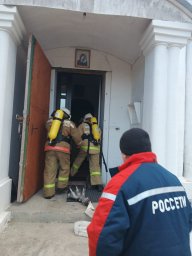 ​Возгорание в церкви ликвидировано