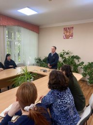 ​Занятие в комитете социальной защиты населения города Курска