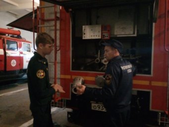 ​Практика в ПЧ Солнцевского района