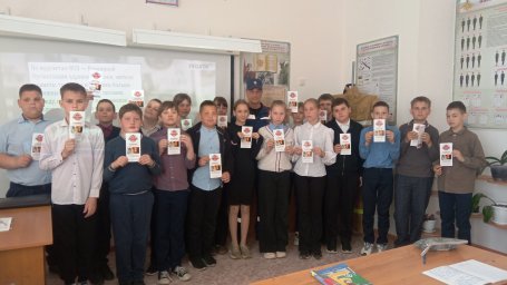 ​Урок безопасности в д. Жирновец Золотухинского района