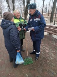 ​Пожарно-профилактический рейд в г.Фатеже