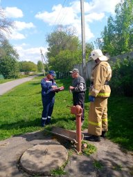 ​Проверка противопожарного водоснабжения и рейд в Б-Солдатском районе