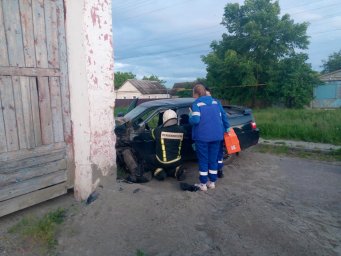 ​Огнеборцы Октябрьского района на ДТП
