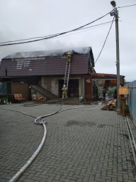 Октябрьские пожарные в борьбе с огнем