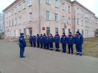 ​Пожарно-тактическое учение на объекте : ОБУЗ "Пристенская ЦРБ"