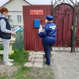 ​Совместный профилактический подворный обход населения в Солнцевском районе