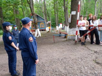 ​Занятия по соблюдению мер пожарной безопасности прошли в ДОЛ &laquo;Орлёнок&raquo;
