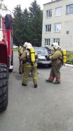 ​Пожарно-тактические учения в ЦРБ п.Солнцево