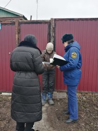 ​Рейд по пожарной безопасности в Панинском сельсовете