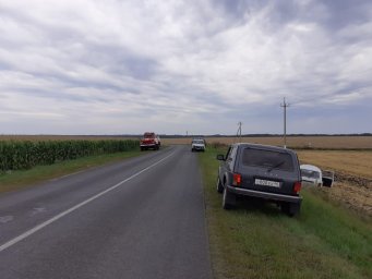 ​Пристенские огнеборцы на ДТП