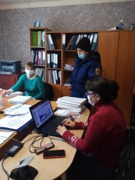 ​Профилактический инструктаж с работниками Рышковского с/с