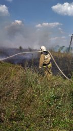 У Черемисиновских огнеборцев утро началось с выезда