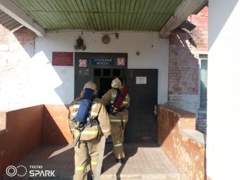 Пожарно-тактические учения в Рыльском районе.