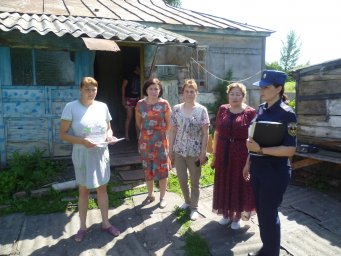 ​Рейд по пожарной безопасности в Китаевском сельсовете.
