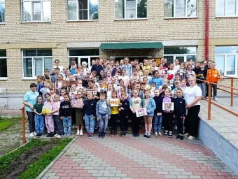 ​Как вести себя при пожаре узнали ребята из Пристенской школы №2