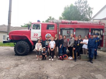 Гости в ПЧ Б-Солдатского района.