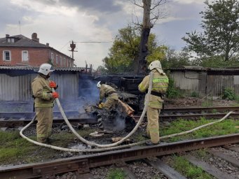 ​Возгорание ликвидировано пристенскими огнеборцами