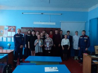 ​Открытый урок по ОБЖ в МКОУ Беловского района в преддверии дня гражданской обороны
