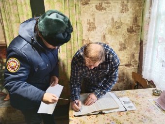 ​Установка пожарных извещателей в Чермошнянском сельсовете Медвенского района