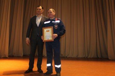 ​Благодарственные письма Беловским огнеборцам