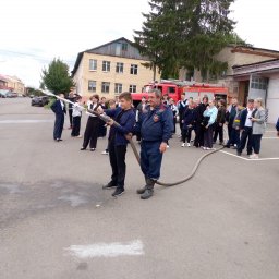 ​Экскурсия в пожарную часть Фатежского района